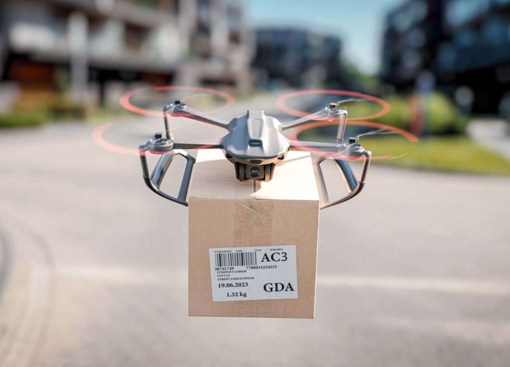 efficient e-commerce delivery drone