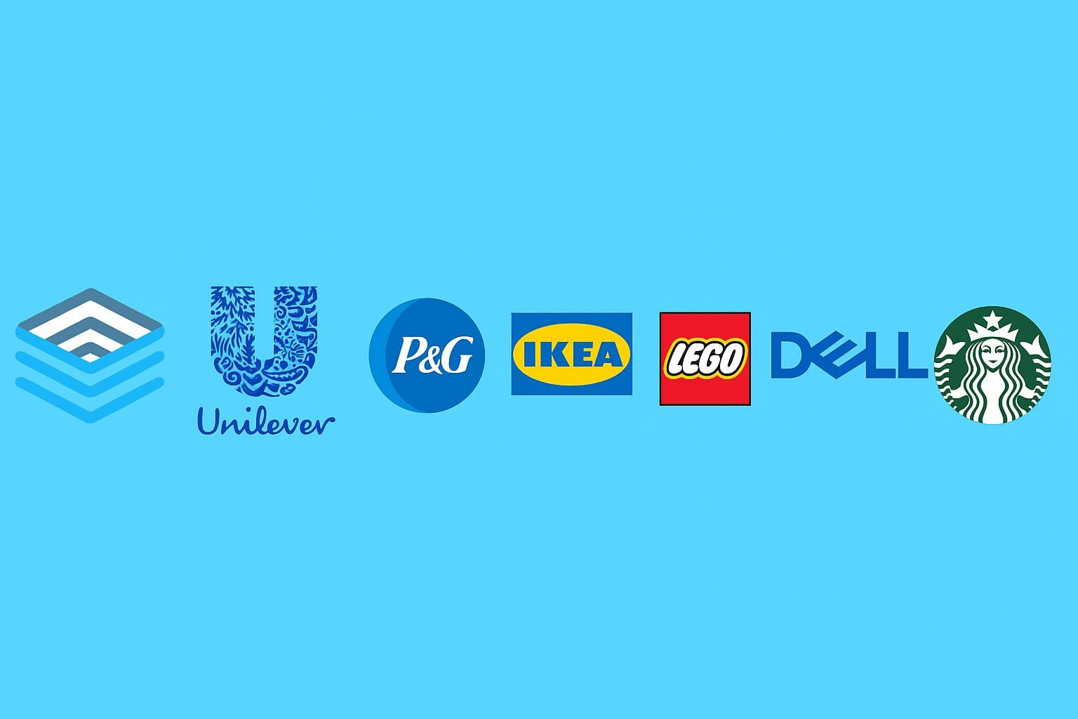 logos-unilever-pandg-ikea-lego-dell-starbucks