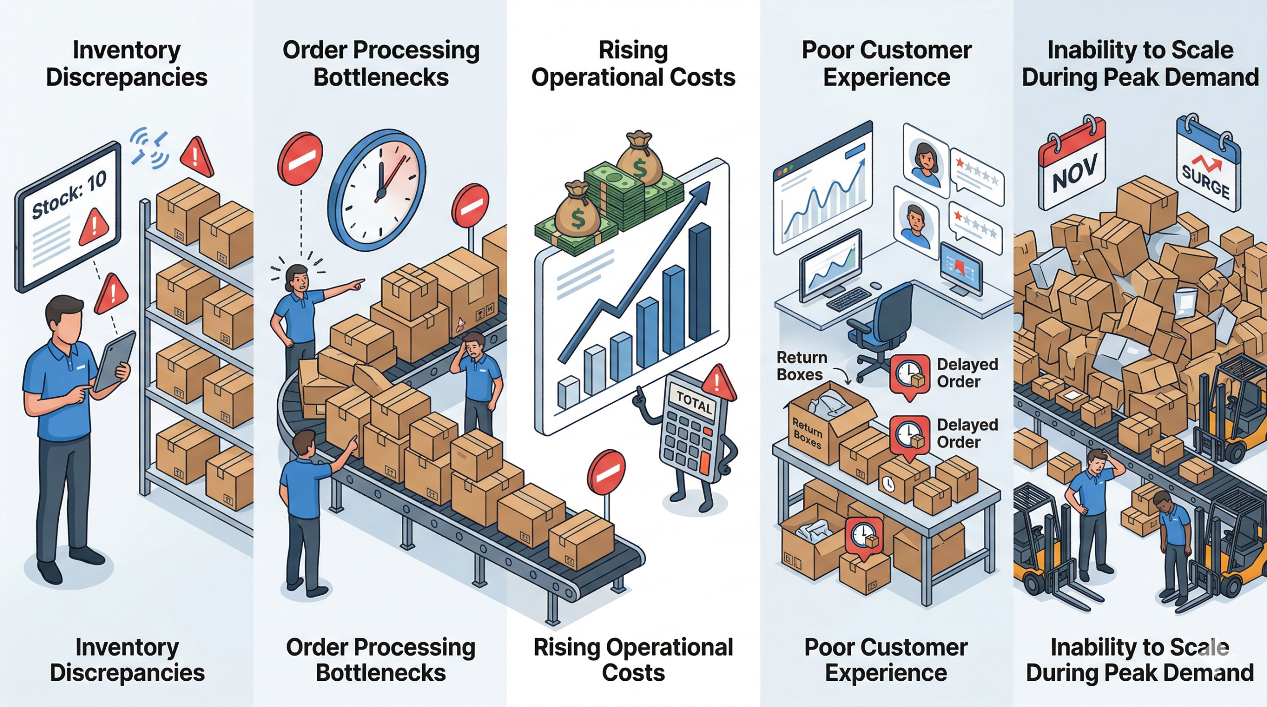 Fulfillment Pain Points Infographic