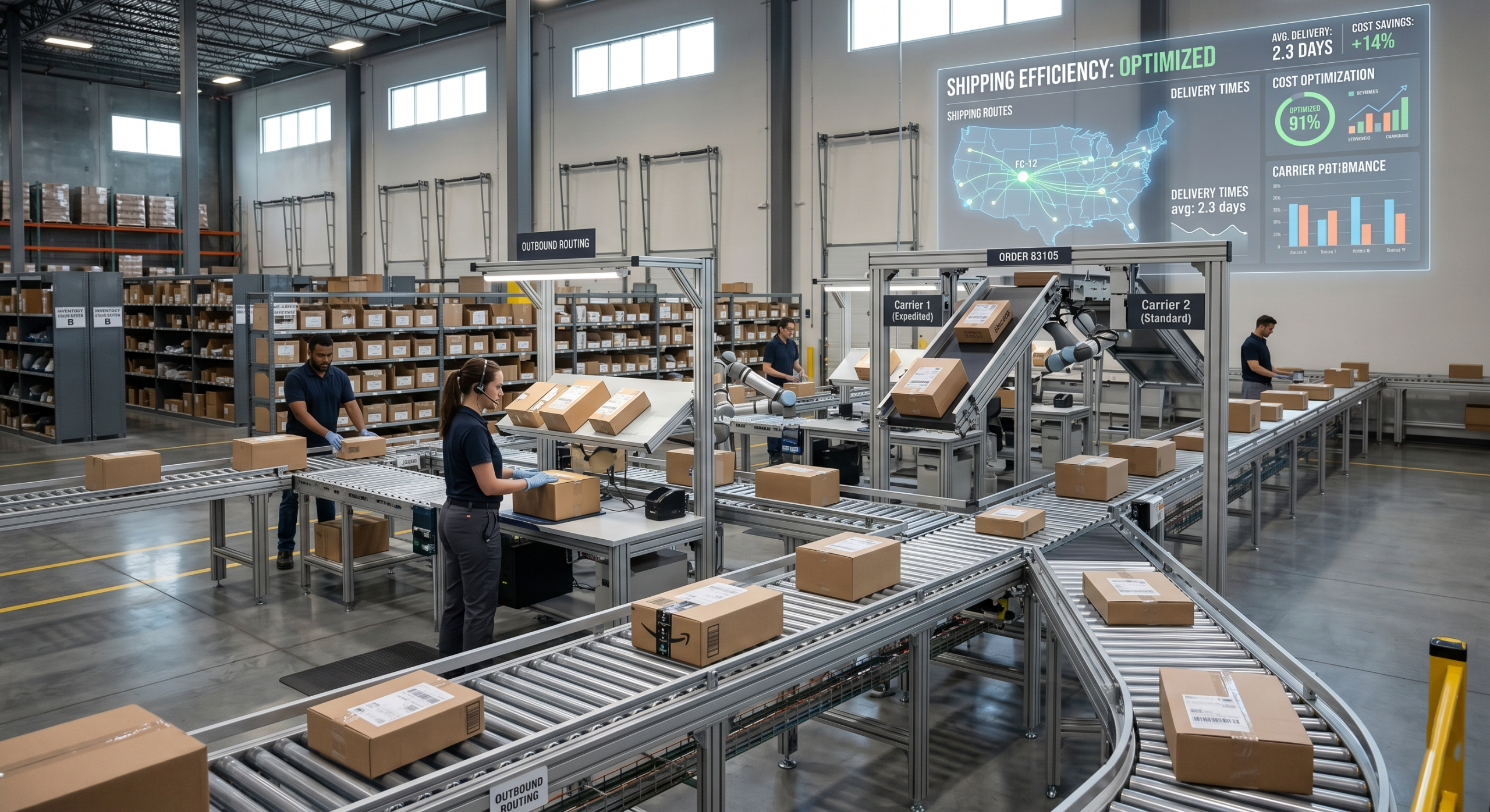 optimized ecommerce fulfillment fast shipping system