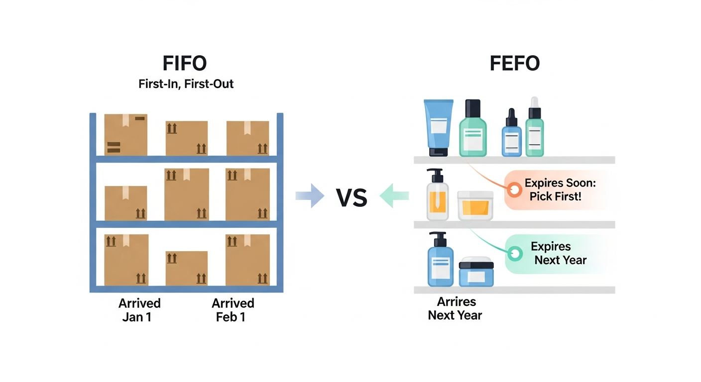 Implementing FEFO (First-Expired, First-Out) and Lot Tracking