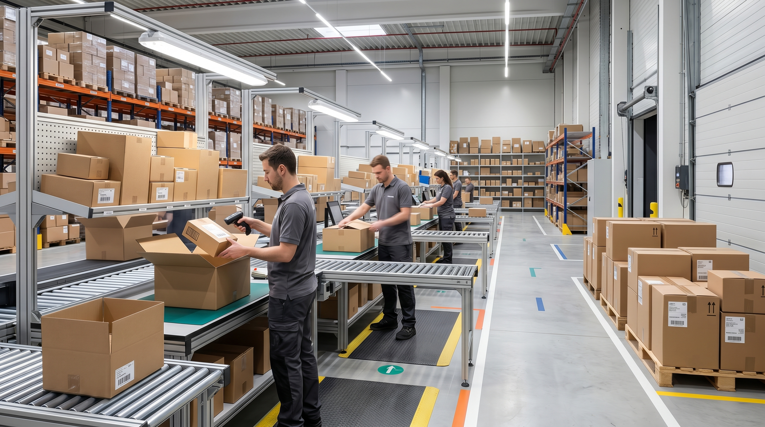 Warehouse processing and fulfillment efficiency impacting ecommerce shipping speed