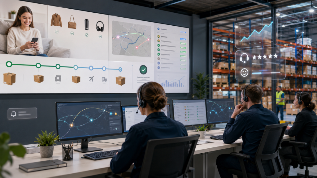 Unified tracking dashboard for split shipments ecommerce customer experience and delivery transparency